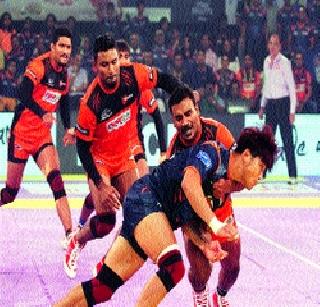 Yu Mumba's winning 'punch' | यू मुंबाचा विजयी ‘पंच’ Yu Mumba's winning 'punch' | यू मुंबाचा विजयी ‘पंच’