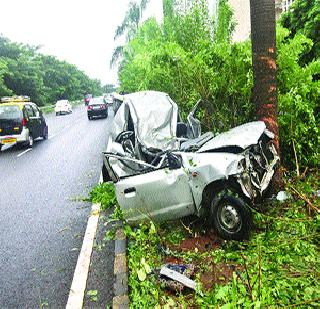 The palm is made of the trap of death | पामबीच बनतोय मृत्यूचा सापळा