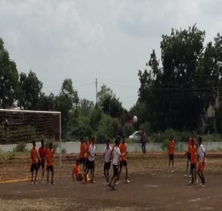 School football tournaments | शालेय फुटबॉल स्पर्धेस प्रारंभ