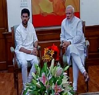 Shivsena's tab to be made nationwide? Aditya Thackeray's visit to the Prime Minister | शिवसेनेचा टॅब होणार देशव्यापी? आदित्य ठाकरेनीं घेतली पंतप्रधानांची भेट