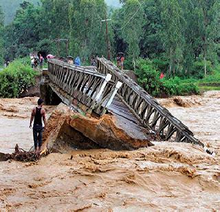 Route of rivers in the north | उत्तरेत नद्यांचे रौद्र रूप