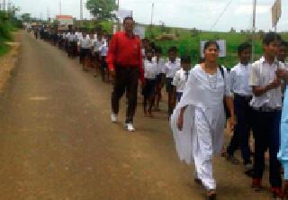 Public awareness rally: | जनजागृती रॅली :