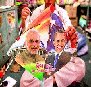 Kejriwal did not have a bargain for Modi kites | मोदी पतंगांचा बोलबाला केजरीवालांना भाव नाही