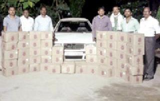 Alcohol transportation; Two arrested in Gadchiroli and Nagpur | दारूची वाहतूक; गडचिरोली व नागपूर येथील दोघे अटकेत