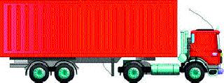 Stopping traffic due to containers | कंटेनर्समुळे वाहतुकीला अडथळा