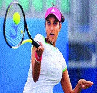 Sania and Bopanna in doubles first round | सानिया व बोपन्नाची दुहेरीत आगेकूच Sania and Bopanna in doubles first round | सानिया व बोपन्नाची दुहेरीत आगेकूच