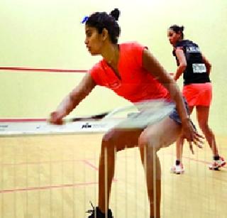 Joshna Chinappa's bet | जोश्ना चिनप्पाची बाजी Joshna Chinappa's bet | जोश्ना चिनप्पाची बाजी