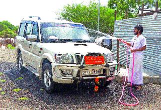 Water wastage in Sadhugram | साधुग्राममध्ये पाण्याचा अपव्यय