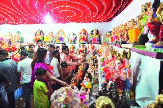 Ladakya Ganesha arrival today | लाडक्या गणरायाचे आज आगमन