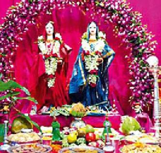San Gauri, the arrival of Mahalaxmi today | सण गौराईचा, महालक्ष्मीचे आगमन आज San Gauri, the arrival of Mahalaxmi today | सण गौराईचा, महालक्ष्मीचे आगमन आज