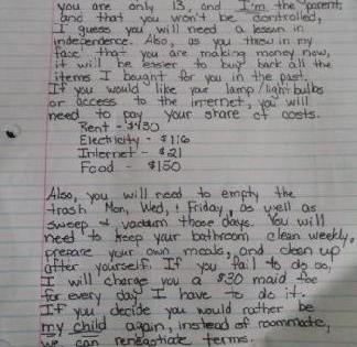 The letter written by the child to the miserable mother was hit on the social media | सोशल मीडियावर हिट झालं त्रासलेल्या आईनं मुलाला लिहिलेलं पत्र