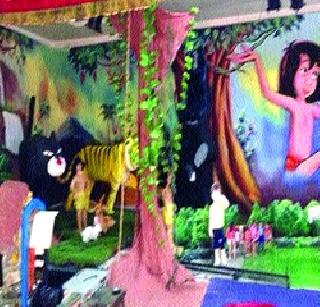 Light on social issues through the scenes | देखाव्यांच्या माध्यमातून सामाजिक प्रश्नांवर प्रकाश Light on social issues through the scenes | देखाव्यांच्या माध्यमातून सामाजिक प्रश्नांवर प्रकाश