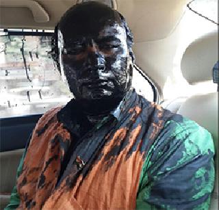 Shayfek, Sudheendra Kulkarni accused of throwing ink | सुधींद्र कुलकर्णींवर शाईफेक, शिवसेनेने शाई फेकल्याचा आरोप