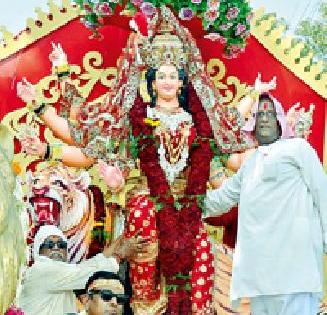 The arrival of Mother Durga | माँ दुर्गेचे आगमन The arrival of Mother Durga | माँ दुर्गेचे आगमन