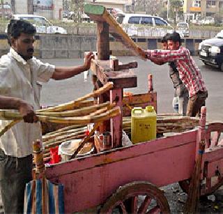 Demand for sugarcane in Mumbai | मुंबईत उसाच्या रसाला मागणी