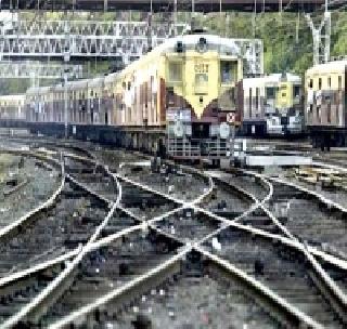 Harbor rail jam due to overhead wire breaking | ओव्हरहेड वायर तुटल्याने हार्बर रेल्वे ठप्प Harbor rail jam due to overhead wire breaking | ओव्हरहेड वायर तुटल्याने हार्बर रेल्वे ठप्प