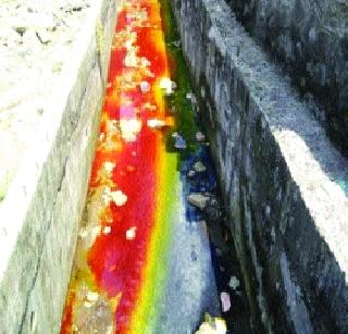 Industrial colonization sewage directly in the river | औद्योगिक वसाहतीतील सांडपाणी थेट नदीत Industrial colonization sewage directly in the river | औद्योगिक वसाहतीतील सांडपाणी थेट नदीत