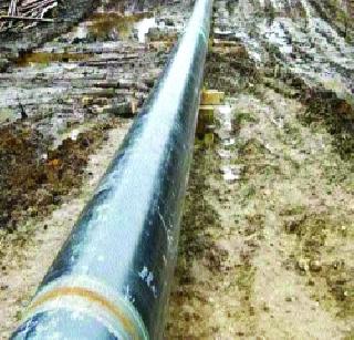 Completed gas work | गॅसवाहिनीचे काम पूर्ण Completed gas work | गॅसवाहिनीचे काम पूर्ण