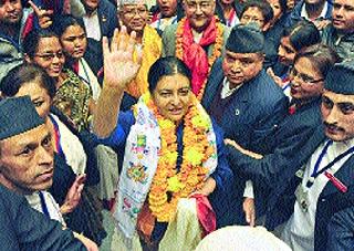 First woman president of Nepal | नेपाळमध्ये प्रथमच महिला राष्ट्राध्यक्ष