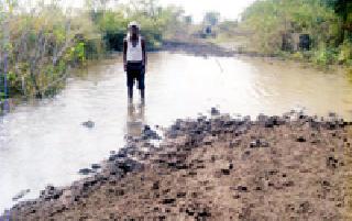 The farmer suffers with the water of the project | प्रकल्पाच्या पाण्याने शेतकरी त्रस्त The farmer suffers with the water of the project | प्रकल्पाच्या पाण्याने शेतकरी त्रस्त