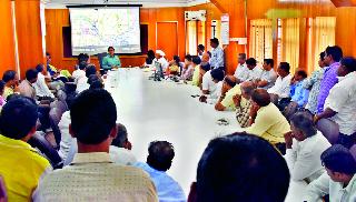 TP skimmers protest against farmers | टीपी स्कीमला शेतकऱ्यांचा विरोध TP skimmers protest against farmers | टीपी स्कीमला शेतकऱ्यांचा विरोध