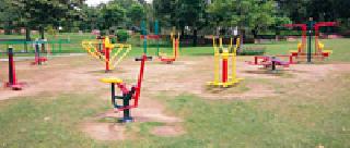 Open Gym in the city park | शहरातील उद्यानात ‘ओपन जीम’