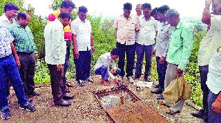 Start of the work of Jalakumbh Slab | जलकुंभ स्लॅबच्या कामास सुरुवात