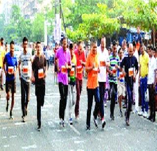 Marathon for the awakening of diabetes | मधुमेहाच्या जागृतीसाठी मॅरेथॉन