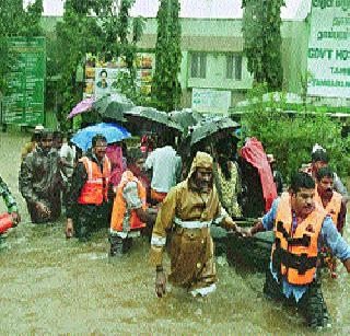 Rainfall again in Tamil Nadu | तामिळनाडूत पुन्हा मुसळधार पाऊस