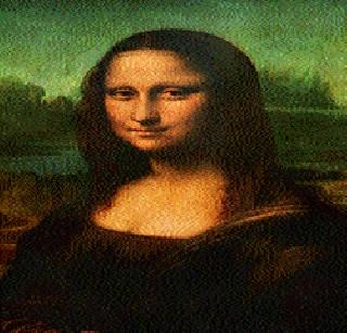 Another picture behind Monalisa's painting | मोनालिसाच्या पेंटिंगमागे आणखी एक चित्र