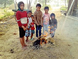 जिल्हयात बोचऱ्या थंडीची लाट