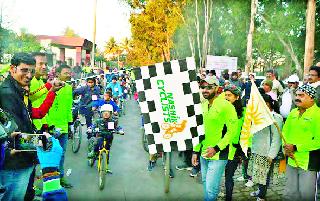 Humanity cycle rally response | मानवता सायकल रॅलीस प्रतिसाद