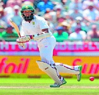 Amla's unbeaten century | आमलाचे नाबाद शतक