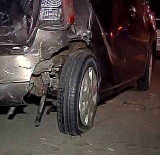 In the dark hit and run, the car hit the six people | अंधेरीत हिट अँंड रन, भरधाव कारची सहाजणांना धडक