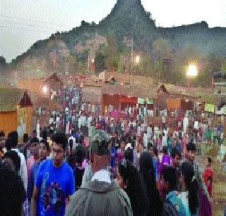 The crowd of tourists in Raigad Mahotsav | रायगड महोत्सवाला पर्यटकांची अलोट गर्दी