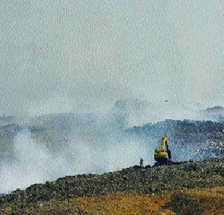 Due to the fire of Deonar, | देवनारच्या आगीमुळे कोंडला श्वास