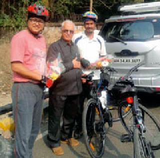 The message for the youth to change lifestyle through cycling | ‘सायकलिंग’द्वारे जीवनशैली बदलविण्याचा तरुणाईला संदेश