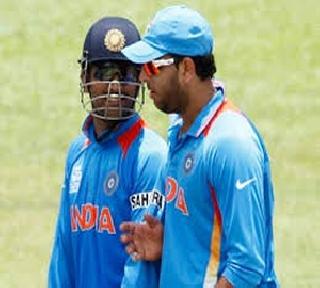 It's difficult for Yuvraj Singh to get up in batting - Dhoni | फलंदाजीत युवराजला बढती देणं कठीण - धोनी