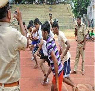 Police recruit run chip | पोलीस भरतीतील धाव ‘चिप’वर