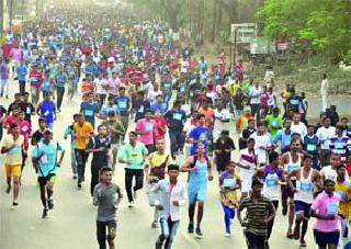 Nasikkar ran in Nashik 21 K | ‘नाशिक २१ के’मध्ये धावले नाशिककर