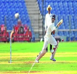 Jai Bist scored a magnificent century | जय बिस्टाचे दमदार शतक