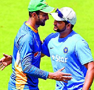 Raina-Malik's friendship seen in the practice session | सराव सत्रात दिसली रैना-मलिकची मैत्री