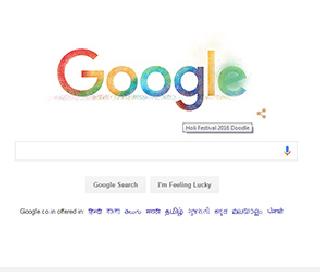 Google's Holi Celebration Doodle | गुगलचं होळी सेलिब्रेशन डुडल