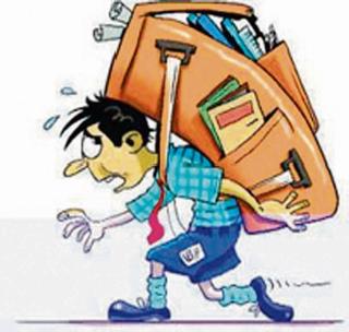 Dupatra burden 64 percent of the spleen! | दप्तराच्या ओझ्यामुळे ६४ टक्के चिमुकले त्रस्त! Dupatra burden 64 percent of the spleen! | दप्तराच्या ओझ्यामुळे ६४ टक्के चिमुकले त्रस्त!