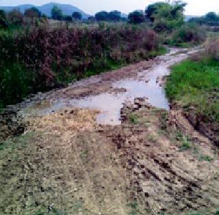 The plight of the Hivra-Hatti Daoi Pandan road | हिवरा-हत्तीडोई पांदण रस्त्याची दुर्दशा