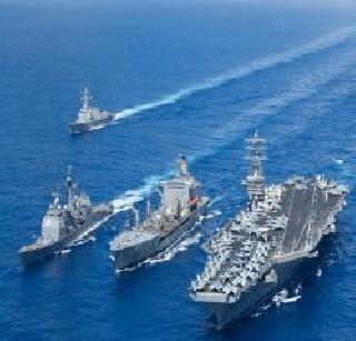 The goal of the US Navy to set up 60 percent warship in the Indo-Asia Ocean | अमेरिकेच्या नौदलाचं इंडो-एशिया महासागरात 60 टक्के युद्धनौका उभ्या करण्याचं लक्ष्य