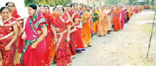 जैन धर्मीयांची प्रभातयात्रा :