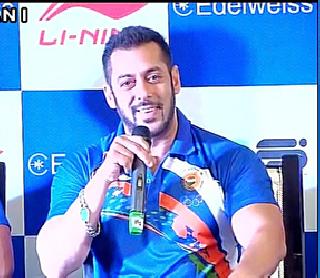 Salman's goodwill ambassador for Rio Olympics | रिओ ऑलिम्पकसाठी सलमान भारताचा 'गुडविल अॅम्बेसेडर'