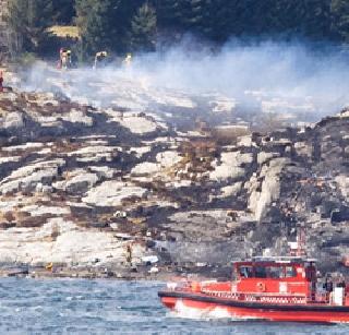 Norwegian helicopter collapses 13 killed | नॉर्वेत हेलिकॉप्टर कोसळून १३ ठार