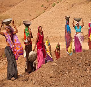 Prohibition of five rupees incremental laborers | पाच रुपये वेतनवाढीचा मजुरांकडून निषेध